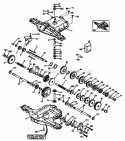 Peerless Transaxle Diagram and Parts List for 917271910  Craftsman Lawn Mower