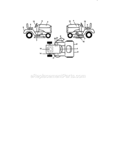Part Location Diagram of 583011801 Husqvarna DECAL.BRAKE CLUTCH