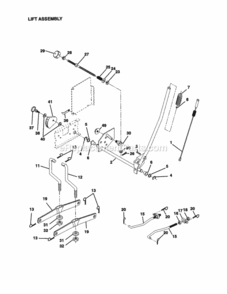 Page I Diagram and Parts List for 917272040  Craftsman Lawn Tractor