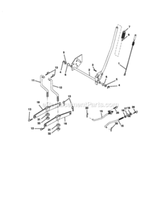 Page I Diagram and Parts List for 917272052  Craftsman Lawn Tractor