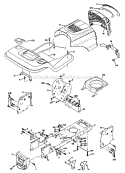 Part Location Diagram of 175692X558 Craftsman Fender.Stl.W