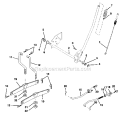 Lift Assembly Diagram and Parts List for 917272069  Craftsman Lawn Tractor