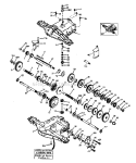 Lift Assembly Diagram and Parts List for 917272070  Craftsman Lawn Tractor