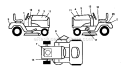Page G Diagram and Parts List for 917272070  Craftsman Lawn Tractor