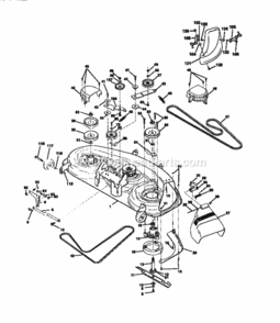 Page J Diagram and Parts List for 917272120  Craftsman Lawn Tractor