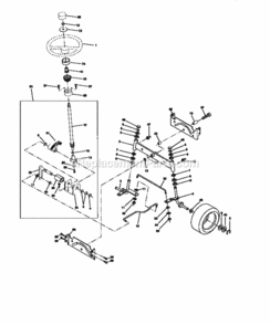 Page D Diagram and Parts List for 917272120  Craftsman Lawn Tractor