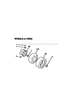 Page H Diagram and Parts List for 917272120  Craftsman Lawn Tractor