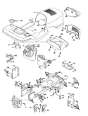 Part Location Diagram of 164655 Husqvarna Bumper