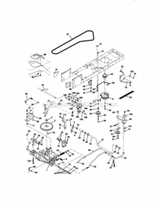 Page C Diagram and Parts List for 917272130  Craftsman Lawn Tractor
