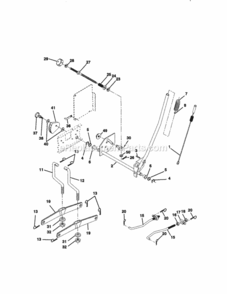 Page I Diagram and Parts List for 917272130  Craftsman Lawn Tractor