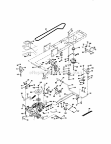 Page C Diagram and Parts List for 917272140  Craftsman Lawn Tractor