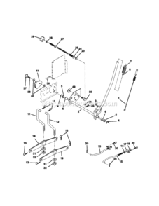 Page I Diagram and Parts List for 917272140  Craftsman Lawn Tractor