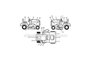Part Location Diagram of 583050701 Craftsman Decal Panel
