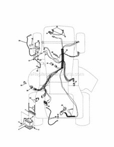 Page A Diagram and Parts List for 917272201  Craftsman Lawn Tractor