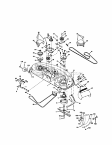 Page J Diagram and Parts List for 917272201  Craftsman Lawn Tractor