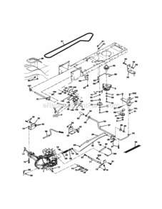 Page C Diagram and Parts List for 917272201  Craftsman Lawn Tractor