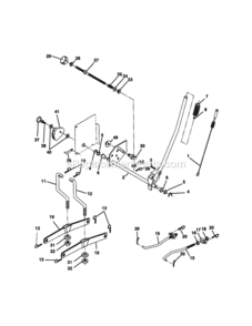 Page I Diagram and Parts List for 917272201  Craftsman Lawn Tractor