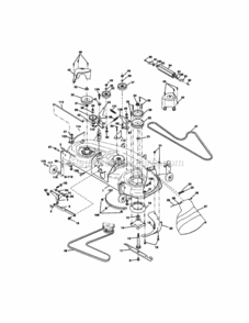 Page J Diagram and Parts List for 917272233  Craftsman Lawn Tractor