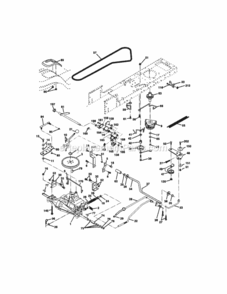 Page C Diagram and Parts List for 917272234  Craftsman Lawn Tractor