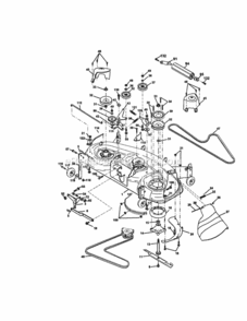 Page J Diagram and Parts List for 917272240  Craftsman Lawn Tractor