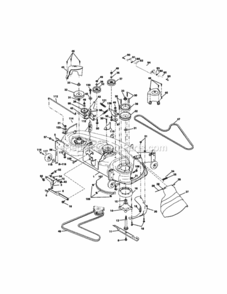 Page J Diagram and Parts List for 917272243  Craftsman Lawn Tractor