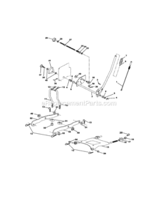 Page I Diagram and Parts List for 917272260  Craftsman Lawn Tractor