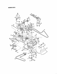 Page J Diagram and Parts List for 917272261  Craftsman Lawn Tractor