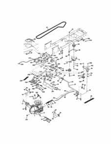 Page C Diagram and Parts List for 917272281  Craftsman Lawn Tractor