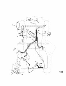Page A Diagram and Parts List for 917272282  Craftsman Lawn Tractor