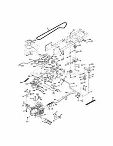 Page C Diagram and Parts List for 917272282  Craftsman Lawn Tractor