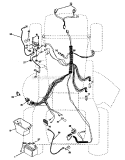 Electrical Diagram and Parts List for 917272352  Craftsman Lawn Tractor