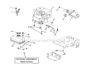 Engine Diagram and Parts List for 917272673  Craftsman Lawn Tractor