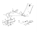 Lift Assembly Diagram and Parts List for 917272673  Craftsman Lawn Tractor