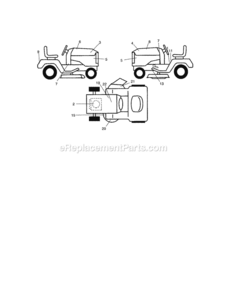 Part Location Diagram of 186437 Craftsman Replacement Decal