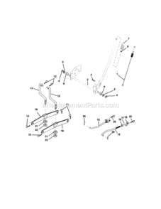 Page I Diagram and Parts List for 917272860  Craftsman Lawn Tractor