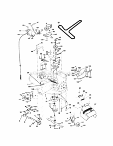Page J Diagram and Parts List for 917272912  Craftsman Lawn Tractor