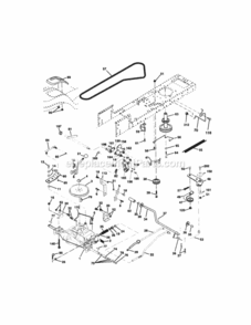 Page C Diagram and Parts List for 917272912  Craftsman Lawn Tractor