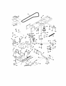 Page C Diagram and Parts List for 917272930  Craftsman Lawn Tractor