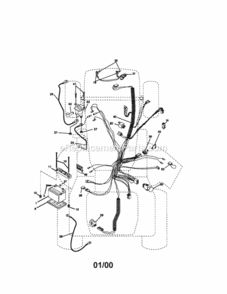 Page A Diagram and Parts List for 917272950  Craftsman Lawn Tractor
