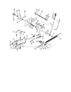 Part Location Diagram of STD52710 Craftsman Bolt, Fin Hex 3/8-16 X 1