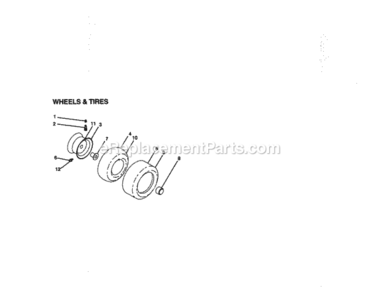 Page H Diagram and Parts List for 917272951  Craftsman Lawn Tractor