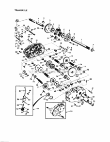 Page K Diagram and Parts List for 917272952  Craftsman Lawn Tractor