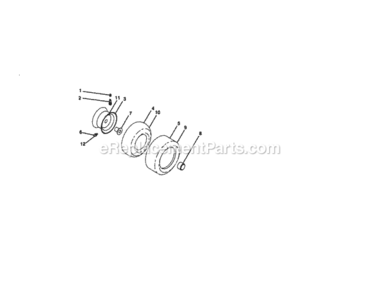 Page H Diagram and Parts List for 917272961  Craftsman Lawn Tractor