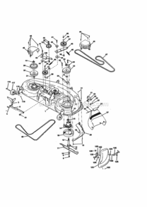 Page J Diagram and Parts List for 917273011  Craftsman Lawn Tractor
