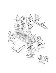 Page J Diagram and Parts List for 917273013  Craftsman Lawn Tractor
