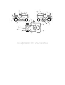 Part Location Diagram of 168131 Craftsman Replacement Decal