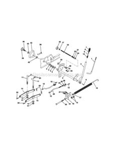 Page I Diagram and Parts List for 917273013  Craftsman Lawn Tractor