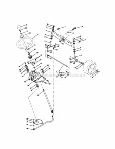 Page D Diagram and Parts List for 917273014  Craftsman Lawn Tractor