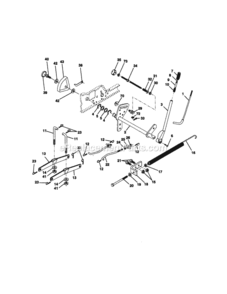 Page H Diagram and Parts List for 917273014  Craftsman Lawn Tractor