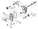 Pump Diagram and Parts List for 917273021  Craftsman Lawn Tractor